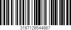 Código de barras (EAN, GTIN, SKU, ISBN): '3167126544867'
