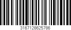 Código de barras (EAN, GTIN, SKU, ISBN): '3167128625786'