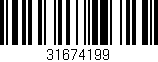 Código de barras (EAN, GTIN, SKU, ISBN): '31674199'