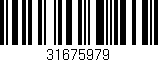 Código de barras (EAN, GTIN, SKU, ISBN): '31675979'