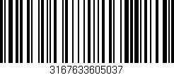 Código de barras (EAN, GTIN, SKU, ISBN): '3167633605037'