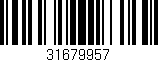 Código de barras (EAN, GTIN, SKU, ISBN): '31679957'