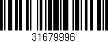 Código de barras (EAN, GTIN, SKU, ISBN): '31679996'