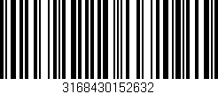 Código de barras (EAN, GTIN, SKU, ISBN): '3168430152632'