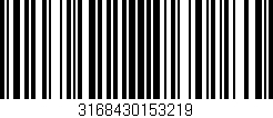 Código de barras (EAN, GTIN, SKU, ISBN): '3168430153219'
