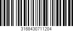 Código de barras (EAN, GTIN, SKU, ISBN): '3168430711204'
