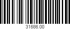 Código de barras (EAN, GTIN, SKU, ISBN): '31686.00'