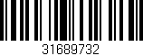 Código de barras (EAN, GTIN, SKU, ISBN): '31689732'