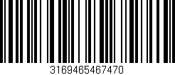Código de barras (EAN, GTIN, SKU, ISBN): '3169465467470'
