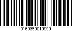 Código de barras (EAN, GTIN, SKU, ISBN): '3169659018990'
