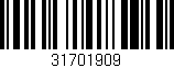 Código de barras (EAN, GTIN, SKU, ISBN): '31701909'
