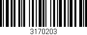 Código de barras (EAN, GTIN, SKU, ISBN): '3170203'
