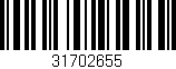 Código de barras (EAN, GTIN, SKU, ISBN): '31702655'