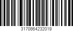 Código de barras (EAN, GTIN, SKU, ISBN): '3170864232019'