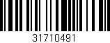 Código de barras (EAN, GTIN, SKU, ISBN): '31710491'