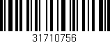 Código de barras (EAN, GTIN, SKU, ISBN): '31710756'