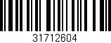 Código de barras (EAN, GTIN, SKU, ISBN): '31712604'