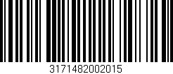 Código de barras (EAN, GTIN, SKU, ISBN): '3171482002015'