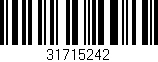 Código de barras (EAN, GTIN, SKU, ISBN): '31715242'