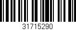 Código de barras (EAN, GTIN, SKU, ISBN): '31715290'
