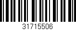 Código de barras (EAN, GTIN, SKU, ISBN): '31715506'