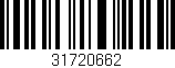 Código de barras (EAN, GTIN, SKU, ISBN): '31720662'
