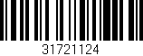 Código de barras (EAN, GTIN, SKU, ISBN): '31721124'