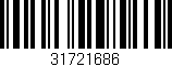Código de barras (EAN, GTIN, SKU, ISBN): '31721686'