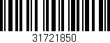 Código de barras (EAN, GTIN, SKU, ISBN): '31721850'