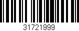 Código de barras (EAN, GTIN, SKU, ISBN): '31721999'