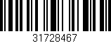 Código de barras (EAN, GTIN, SKU, ISBN): '31728467'