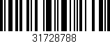 Código de barras (EAN, GTIN, SKU, ISBN): '31728788'