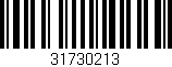 Código de barras (EAN, GTIN, SKU, ISBN): '31730213'