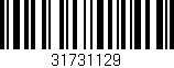 Código de barras (EAN, GTIN, SKU, ISBN): '31731129'