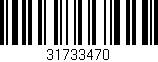 Código de barras (EAN, GTIN, SKU, ISBN): '31733470'