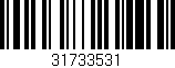 Código de barras (EAN, GTIN, SKU, ISBN): '31733531'