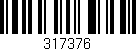 Código de barras (EAN, GTIN, SKU, ISBN): '317376'