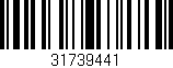 Código de barras (EAN, GTIN, SKU, ISBN): '31739441'
