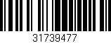 Código de barras (EAN, GTIN, SKU, ISBN): '31739477'
