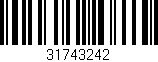 Código de barras (EAN, GTIN, SKU, ISBN): '31743242'