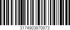 Código de barras (EAN, GTIN, SKU, ISBN): '3174903870873'