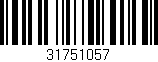Código de barras (EAN, GTIN, SKU, ISBN): '31751057'