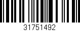 Código de barras (EAN, GTIN, SKU, ISBN): '31751492'