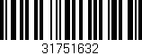 Código de barras (EAN, GTIN, SKU, ISBN): '31751632'