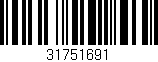 Código de barras (EAN, GTIN, SKU, ISBN): '31751691'