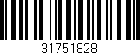 Código de barras (EAN, GTIN, SKU, ISBN): '31751828'