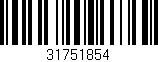 Código de barras (EAN, GTIN, SKU, ISBN): '31751854'