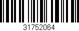 Código de barras (EAN, GTIN, SKU, ISBN): '31752064'