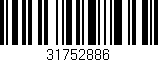 Código de barras (EAN, GTIN, SKU, ISBN): '31752886'