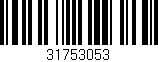 Código de barras (EAN, GTIN, SKU, ISBN): '31753053'